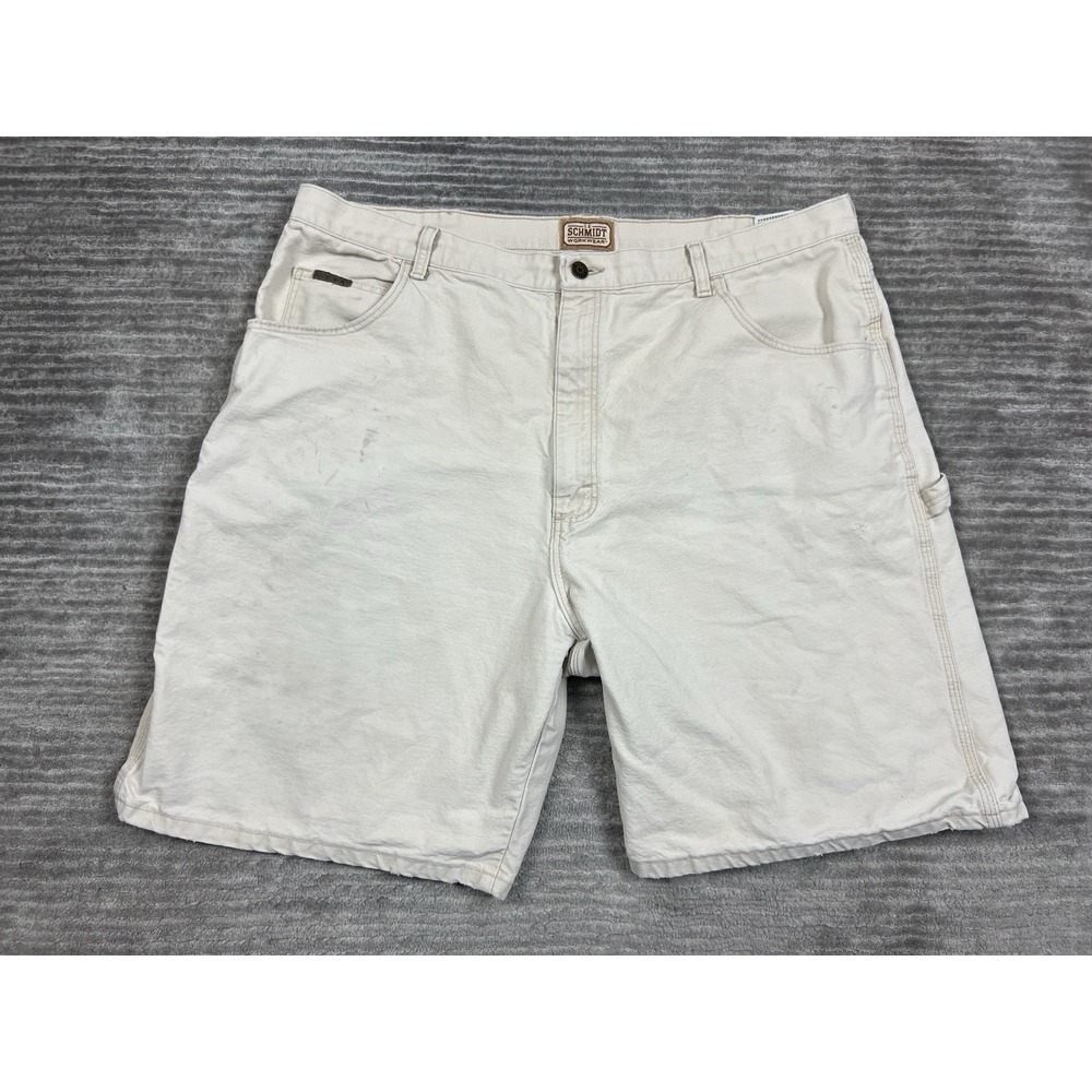 C.E. Schmidt Workwear Shorts Womens 42 Beige Carpenter Cotton